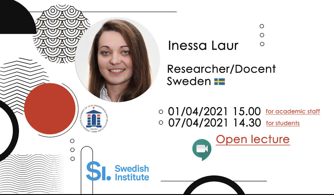 Image We invite you to an open lecture with Inessa Laur 2021